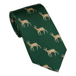 Cravates en soie motif Brocard - 4 coloris - Laksen - Verte
