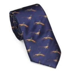 Cravates Flying Pheasant - Bleue