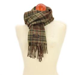 Echarpe country check Olive