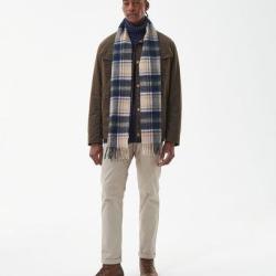 Echarpe laine et cachemire 7 tartans - Sand beige plaid