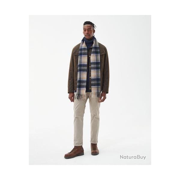 Echarpe laine et cachemire 7 tartans - Sand beige plaid