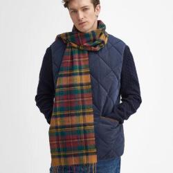 Echarpe laine et cachemire 7 tartans - Harvest gold