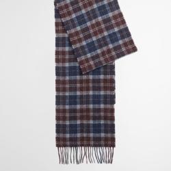 Echarpe lambswool midnight oak tartan