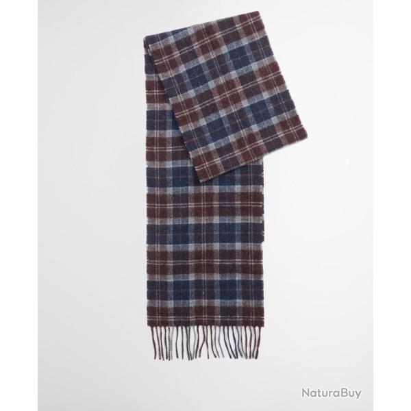 Echarpe lambswool midnight oak tartan