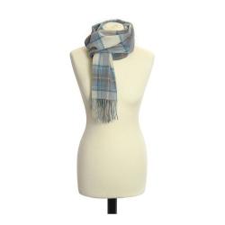 Echarpe tartan en laine - Muted Blue Dress Stewart - Tweedmill - Plaid