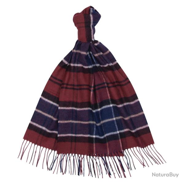 Echarpe Yaxley tartan cordovan