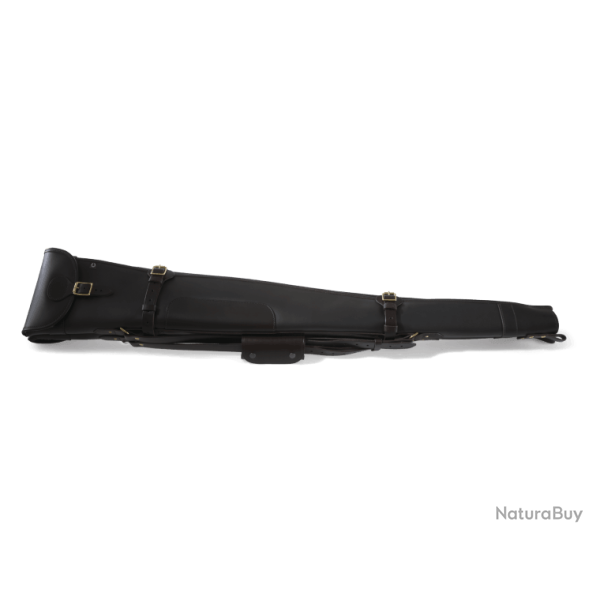 Fourreau DOUBLE Fusil en cuir Byland - 30" (jusque 76 cm) / Dark Havana
