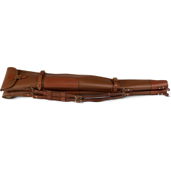 Fourreau DOUBLE Fusil en cuir Byland - 30" (jusque 76 cm) / London Tan