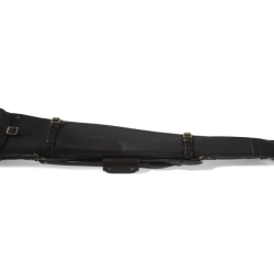 Fourreau DOUBLE Fusil en cuir Byland - 32" (jusque 81 cm) / Dark Havana