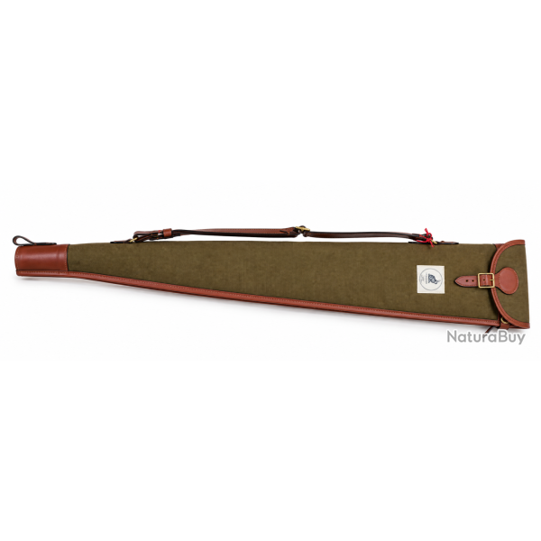 Fourreau pour fusil de chasse en lin - La Garenne - 30" (jusque 76 cm) / Marron