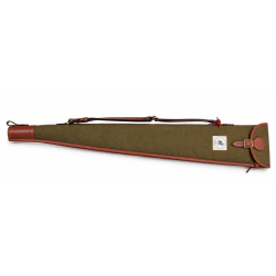 Fourreau pour fusil de chasse en lin - La Garenne - 32" (jusque 81 cm) / Marron