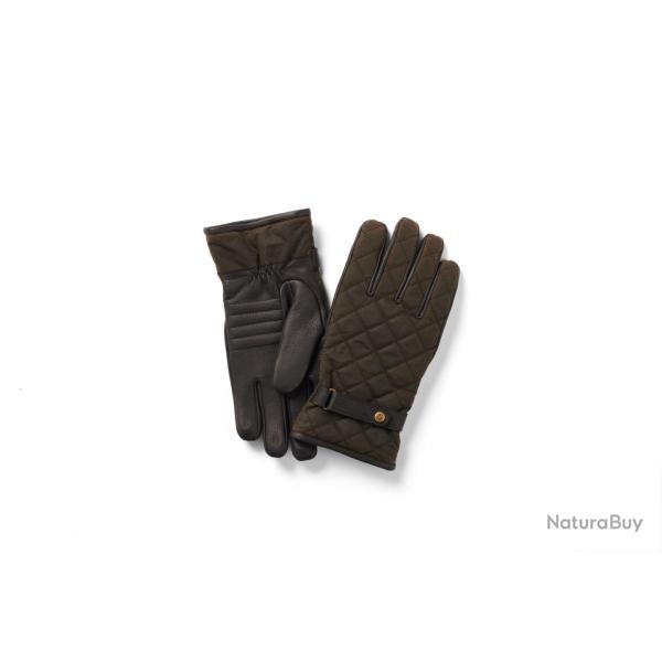 Gants cuir et coton cir� - XL