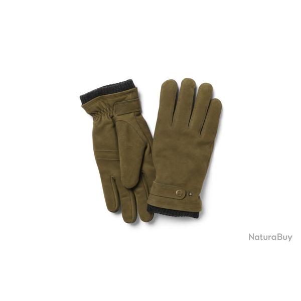 Gants nubuck olive - L
