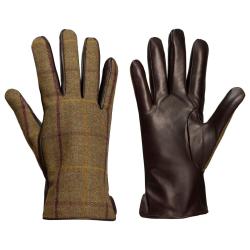Gants tweed Fiona Femme - L / Marron