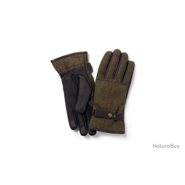 Gants waterproof tweed/cuir 517 - S