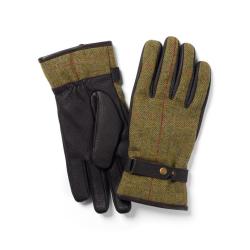 Gants waterproof tweed/cuir 554 - S
