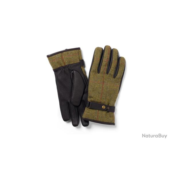 Gants waterproof tweed/cuir 554 - L