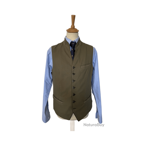 Gilet autrichien Waldo coton 3 coloris - Vert / 52