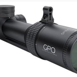 Lunette GPO Spectra 8X 1-8x24 Ret. G4 IL SFP Lumineux &agrave; rail ZM