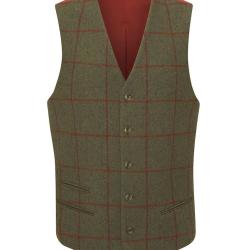 Gilet de costume dos satin Homme Compton - Reed - Alan Paine - 5XL / Vert