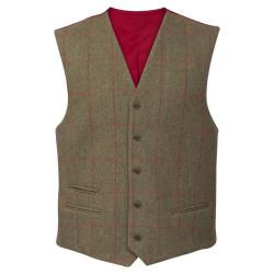 Gilet Compton dos satin SAGE - M