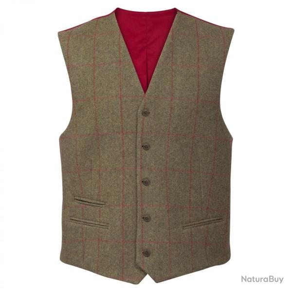 Gilet Compton dos satin SAGE - M
