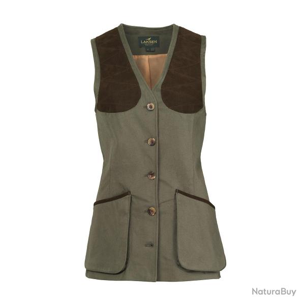 Gilet coton pennyton beauly femme olive - 2XL