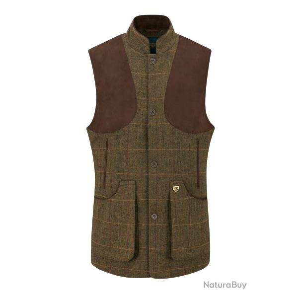 Gilet de tir et Chasse Homme Compton - Teak - Alan Paine - Kaki / 2XL