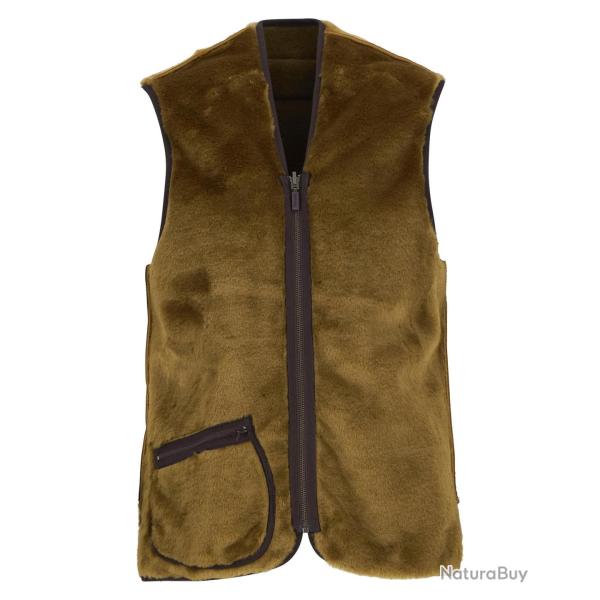 Gilet doublure fa�on fourrure Warm Pile - Brown - Barbour - L / Marron