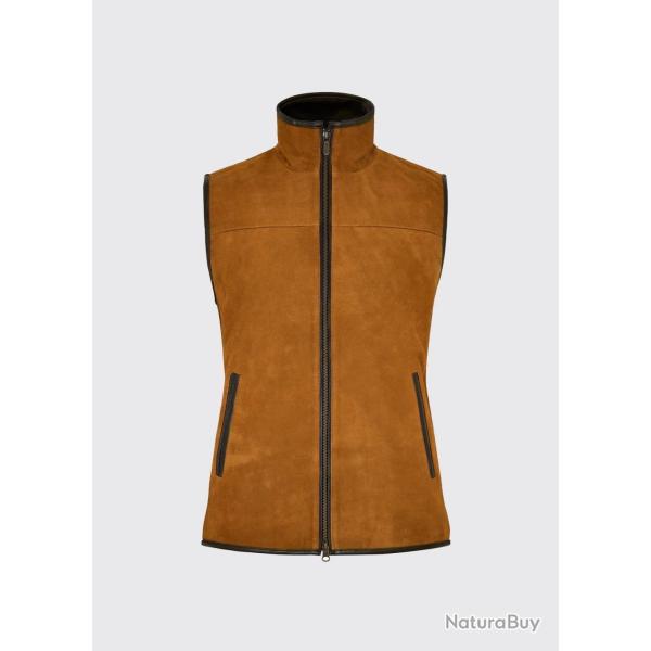 Gilet en cuir Dunhill tan - L