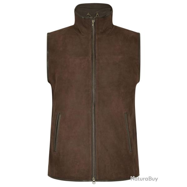 Gilet en cuir Dunhill walnut - 2XL