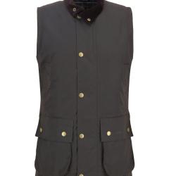 Gilet huil&eacute; WESTMORLAND olive - XL