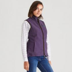 Gilet Femme en moleskine de coton Monarch - Nightshade - Ridgeline of New Zealand - M / Violet