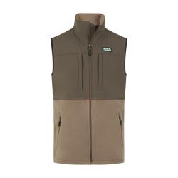 Gilet polaire Hybrid light bark - 5XL / Marron