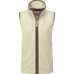 Gilet polaire Lyndon retro &eacute;cru femme - 32