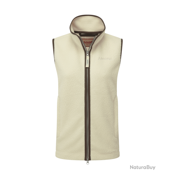 Gilet polaire Lyndon retro �cru femme - 32