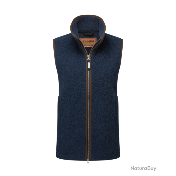 Gilet polaire Lyndon retro navy femme - 34
