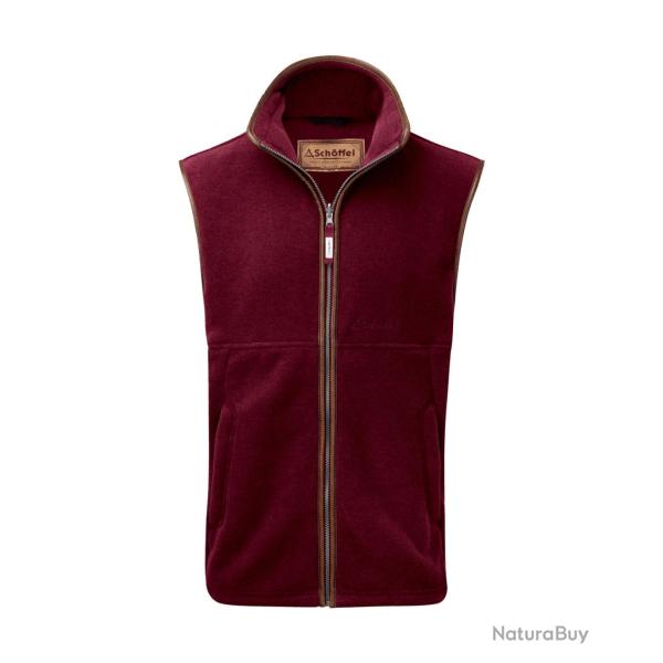 Gilet polaire Oakham claret - L