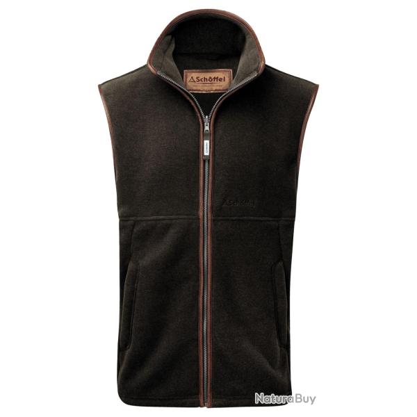 Gilet polaire Oakham dark olive - M