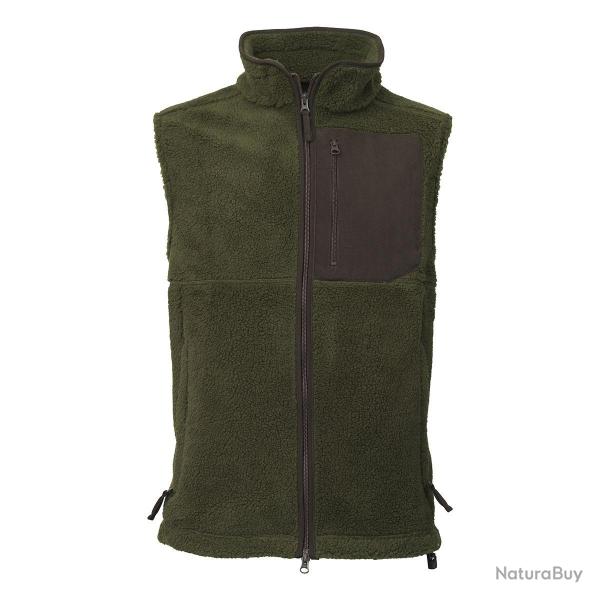 Gilet polaire sherpa Bear olive - L