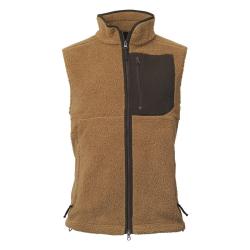 Gilet polaire sherpa Bear toffee - S