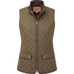 Gilet quilt femme olive - 40