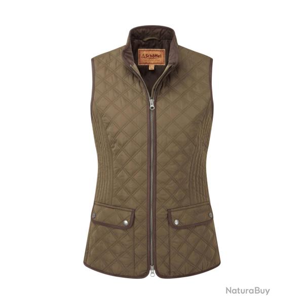 Gilet quilt femme olive - 40
