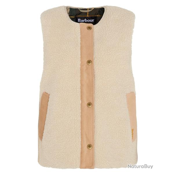 Gilet sherpa Dulsie �cru femme - 2XL