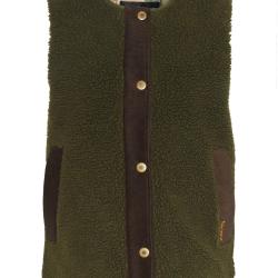 Gilet sherpa Dulsie olive - S