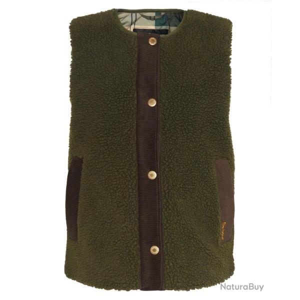 Gilet sherpa Dulsie olive - L