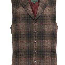 Gilet Surrey dos satin PLAID - S