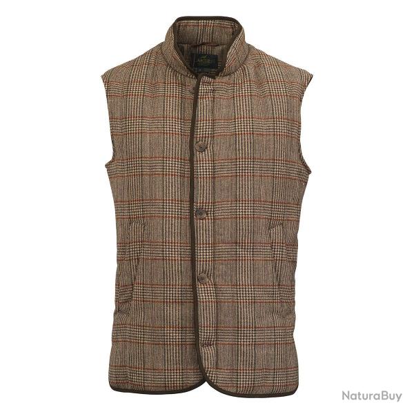 Gilet matelass� Homme en tweed - Cavendish - Laksen - M / Marron