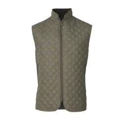 Gilet tweed matelass&eacute; LAIRD - XL