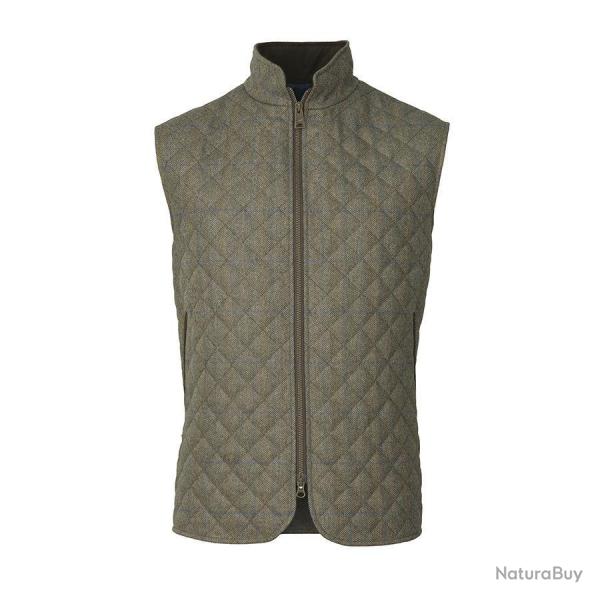 Gilet tweed matelass� LAIRD - XL